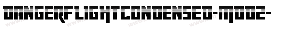 DangerFlightCondensed-mdD2字体转换