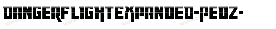 DangerFlightExpanded-PedZ字体转换