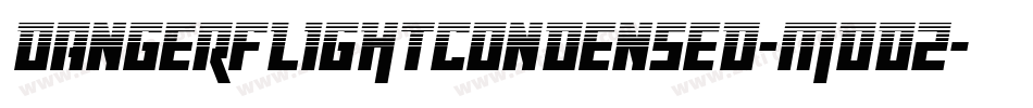 DangerFlightCondensed-mdD2字体转换