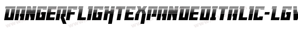 DangerFlightExpandedItalic-LgvE字体转换