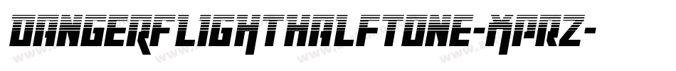 DangerFlightHalftone-XpRZ字体转换