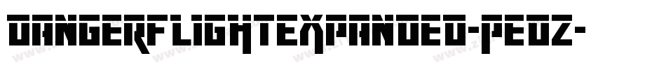 DangerFlightExpanded-PedZ字体转换