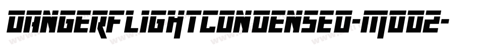 DangerFlightCondensed-mdD2字体转换