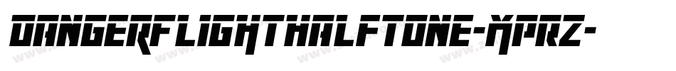 DangerFlightHalftone-XpRZ字体转换