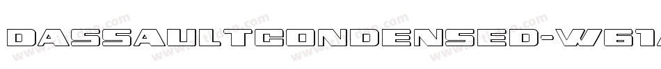 DassaultCondensed-W61A字体转换