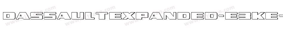 DassaultExpanded-E3Ke字体转换