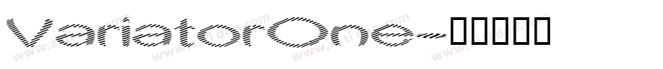 VariatorOne字体转换