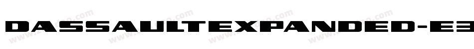 DassaultExpanded-E3Ke字体转换