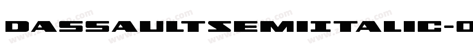 DassaultSemiItalic-0M2z字体转换