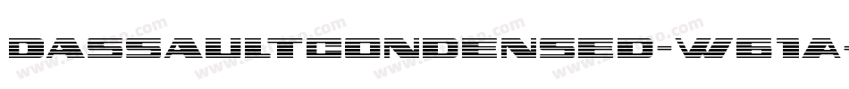 DassaultCondensed-W61A字体转换