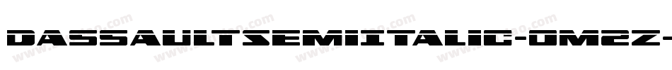 DassaultSemiItalic-0M2z字体转换