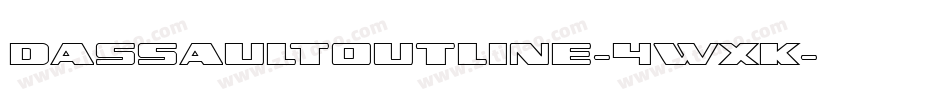 DassaultOutline-4wXK字体转换