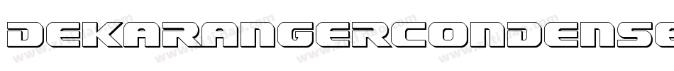 DekarangerCondensedItalic-MPMB字体转换