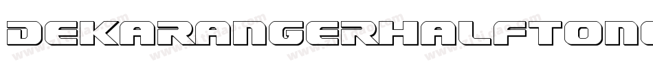 DekarangerHalftone-9DeZ字体转换