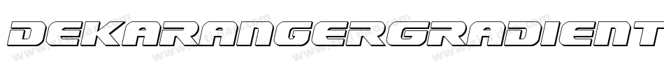 DekarangerGradient-63oo字体转换