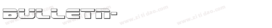 BULLETN字体转换