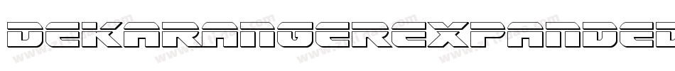 DekarangerExpanded-KmYZ字体转换