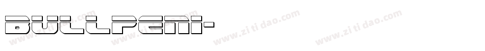 bullpeni字体转换