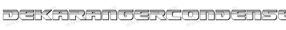 DekarangerCondensed-r6R8字体转换