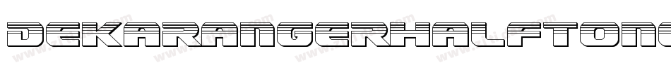 DekarangerHalftone-9DeZ字体转换