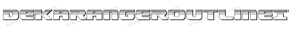 DekarangerOutlineItalic-mz5j字体转换