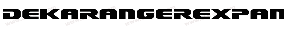 DekarangerExpanded-KmYZ字体转换