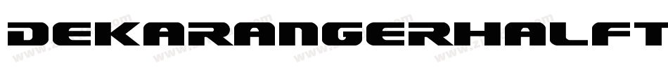 DekarangerHalftone-9DeZ字体转换