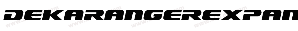 DekarangerExpanded-KmYZ字体转换