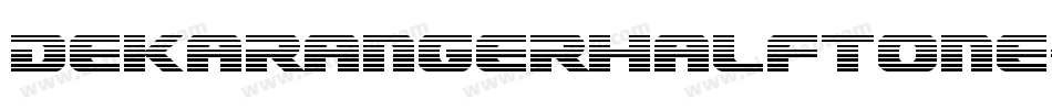 DekarangerHalftone-9DeZ字体转换