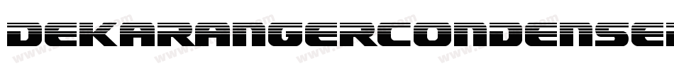 DekarangerCondensed-r6R8字体转换