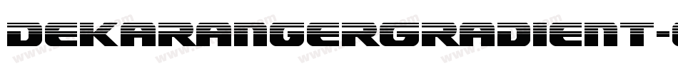 DekarangerGradient-63oo字体转换