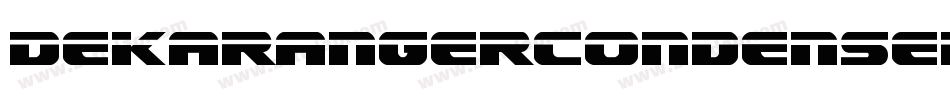 DekarangerCondensed-r6R8字体转换