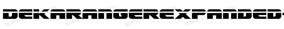 DekarangerExpanded-KmYZ字体转换