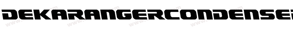 DekarangerCondensed-r6R8字体转换