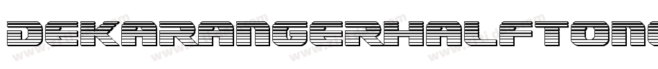 DekarangerHalftone-9DeZ字体转换