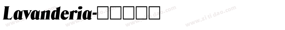 Lavanderia字体转换