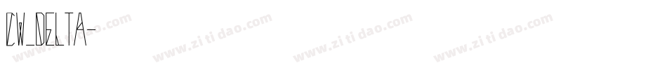 CW_DELTA字体转换