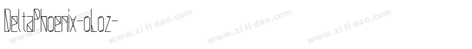 DeltaPhoenix-oLoz字体转换