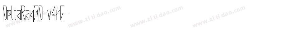 DeltaRay3D-v4rE字体转换