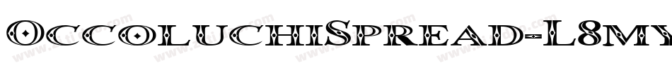 OccoluchiSpread-L8my字体转换