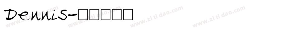 Dennis字体转换