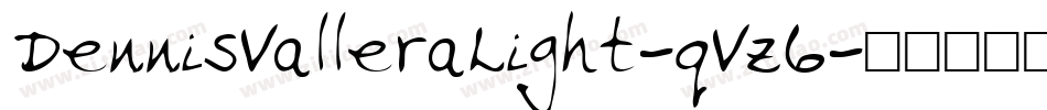 DennisValleraLight-qVz6字体转换