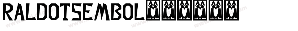 RaldoTSemBol字体转换