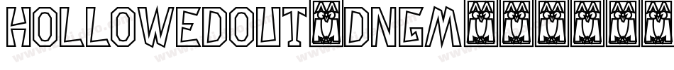 Hollowedout-Dngm字体转换