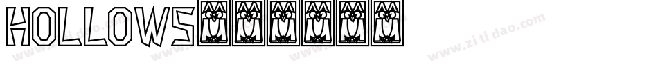 Hollows字体转换