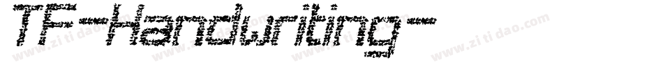 TF-Handwriting字体转换