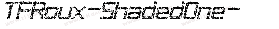 TFRoux-ShadedOne字体转换