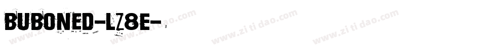 BuBoned-LZ8E字体转换