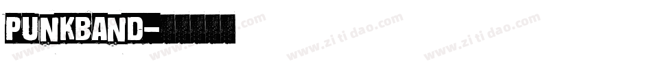 Punkband字体转换