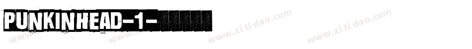 Punkinhead-1字体转换